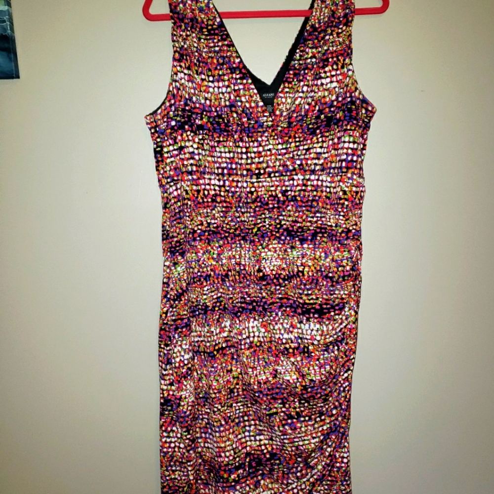 Alfani Plus multi colored dress